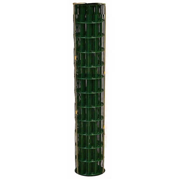 allFENZ 2 ft. x 50 ft. 16-Gauge Green PVC-Coated Welded Wire