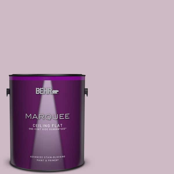 BEHR MARQUEE 1 gal. #S110-3 Queens Violet One-Coat Hide Ceiling Flat Interior Paint & Primer