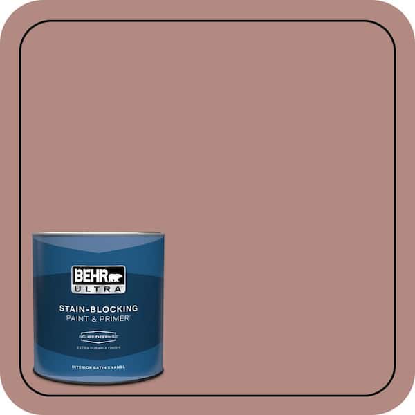 BEHR ULTRA 1 qt. #190F-4 Warm Comfort Extra Durable Satin Enamel Interior Paint & Primer