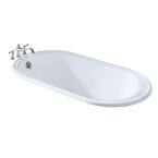 Kohler Highbridge 5 Ft Left Hand Drain Soaking Tub In White K 877 S 0 The Home Depot