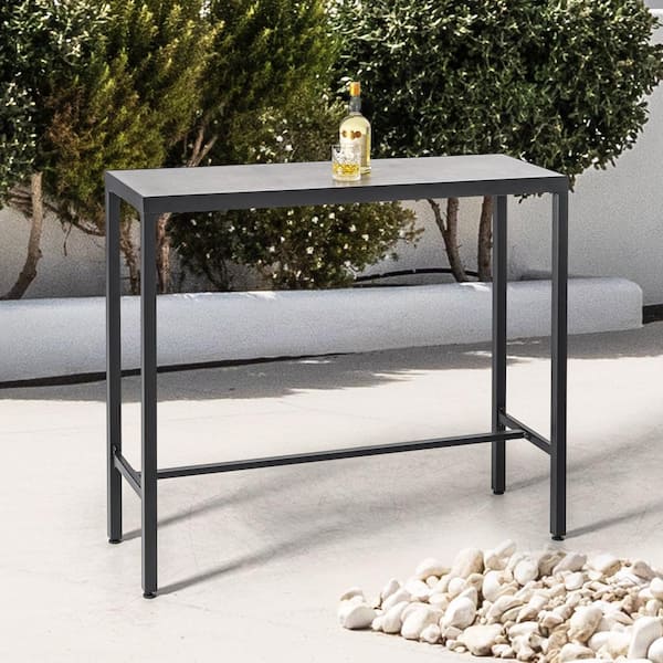 Nuu Garden 3 Piece Patio Bar Set, Textilene Bar Stools Set, All Weather