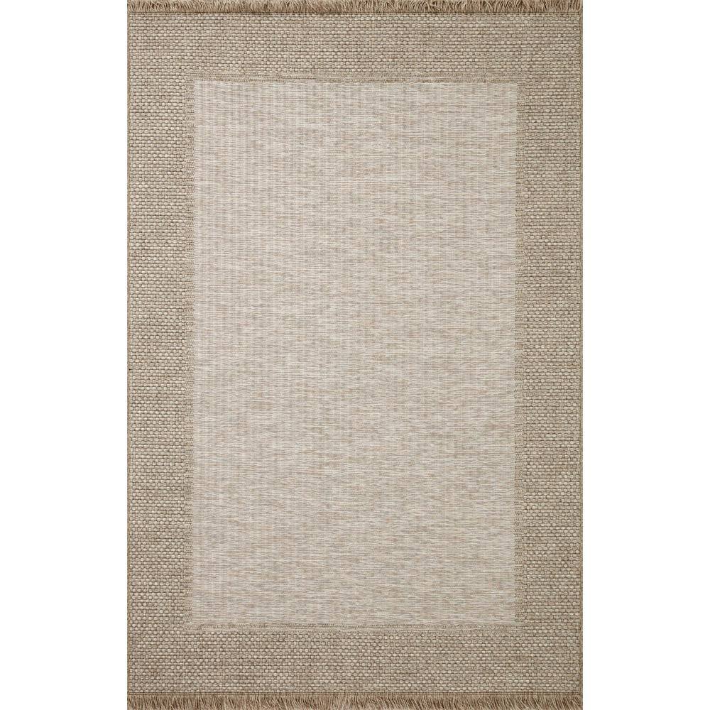 LOLOI II Dawn Natural Border 18 in. x 18 in. Indoor/Outdoor Sample Area ...