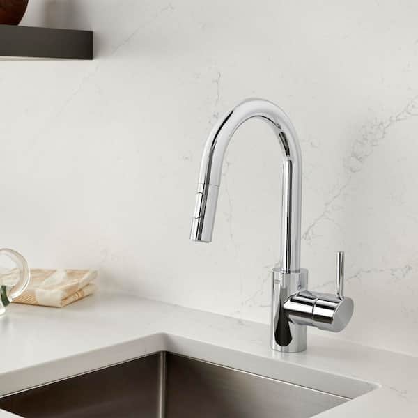 Concetto Single-Handle Dual Spray Pull-Out Sprayer Kitchen Faucet 1.75 GPM in StarLight Chrome