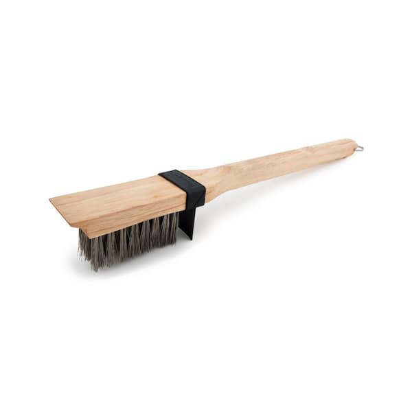 Heavy-Duty Stainless Steel Bristle Grill Brush