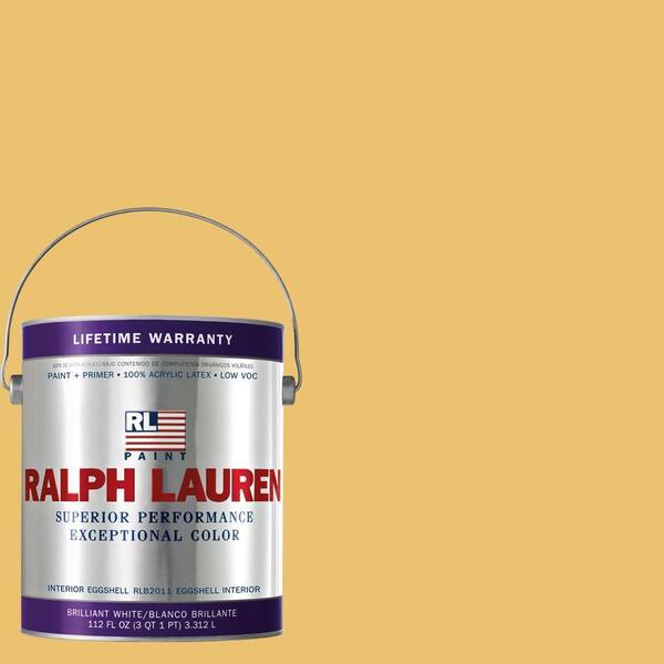 Ralph Lauren 1-gal. Crockett Yellow Eggshell Interior Paint