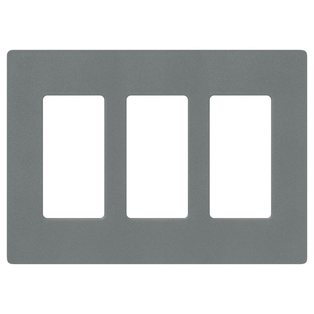 Claro 3 Gang Wall Plate for Decorator/Rocker Switches, Satin, Slate (SC-3-SL) (1-Pack) price history on PriceWatchPro