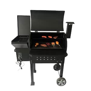 445 Wood Pellet Grill and Smoker in Black