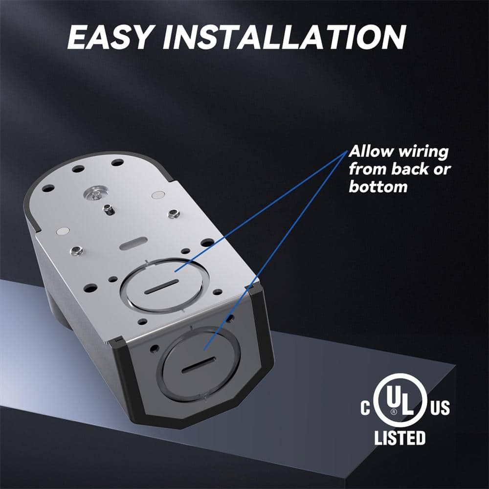 30 Amp Black Thermoplastic Tamper Resistant Single Outlet