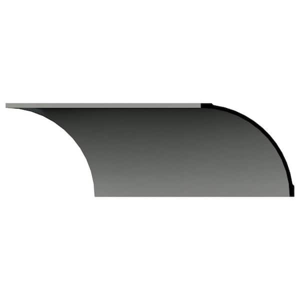 Ekena Millwork Hetty 11.75 in. D x 16.625 in. W x 96 in. L Polyurethane Crown Moulding