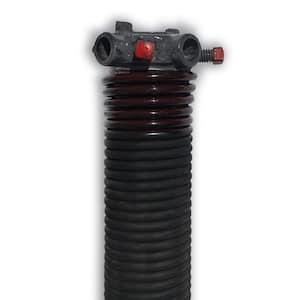 0.234 in. Wire x 2 in. D x 31 in. L Torsion Spring in Brown Left Wound for Sectional Garage Doors