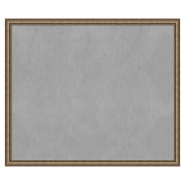 Amanti Art Angled Bronze 51 in. x 43 in. Framed Magnetic Board