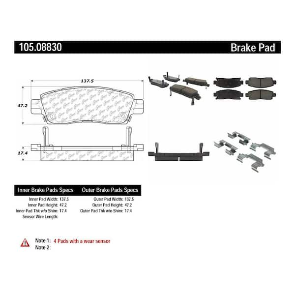 Centric Parts Disc Brake Pad Set