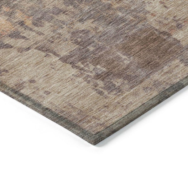 Chantille Machine Washable Indoor/Outdoor Abstract ACN2143 Brown 1 ft. 8 in. x 2 ft. 6 in. Accent Rug