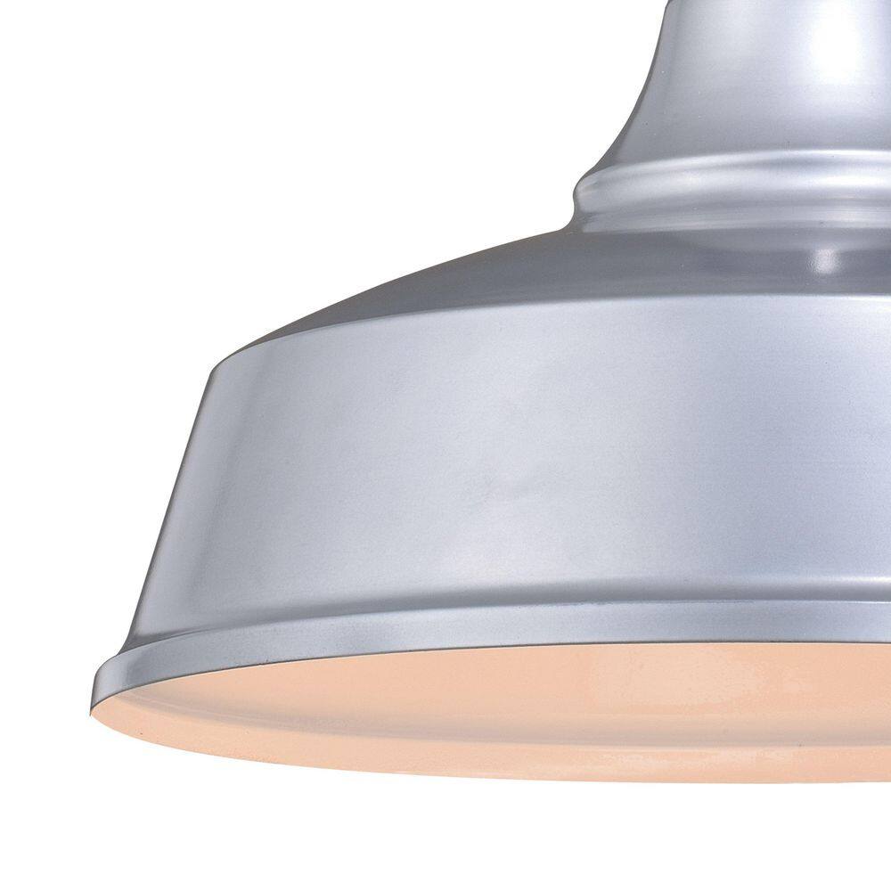 Dorado Satin Silver Steel Motion Sensor Outdoor Wall Light