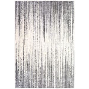 Imre Charcoal 8 ft. x 10 ft. Abstract Area Rug