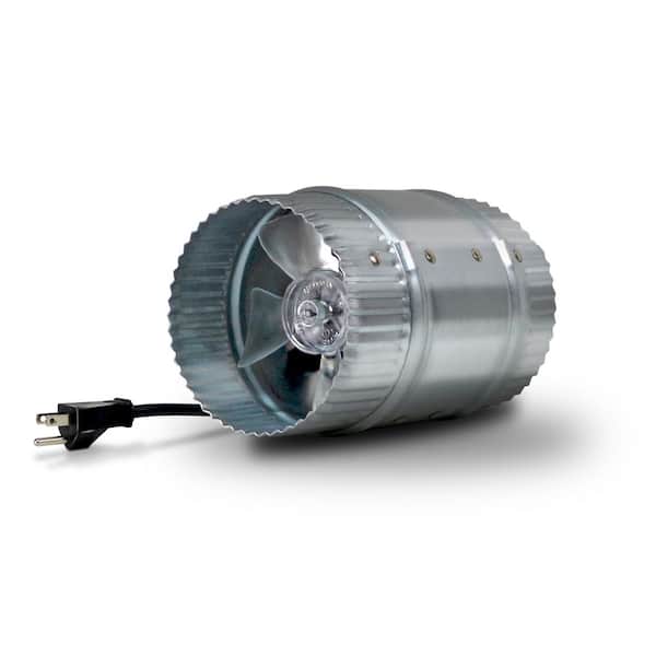 Suncourt Inductor 4 in. Corded In-Line Duct Fan