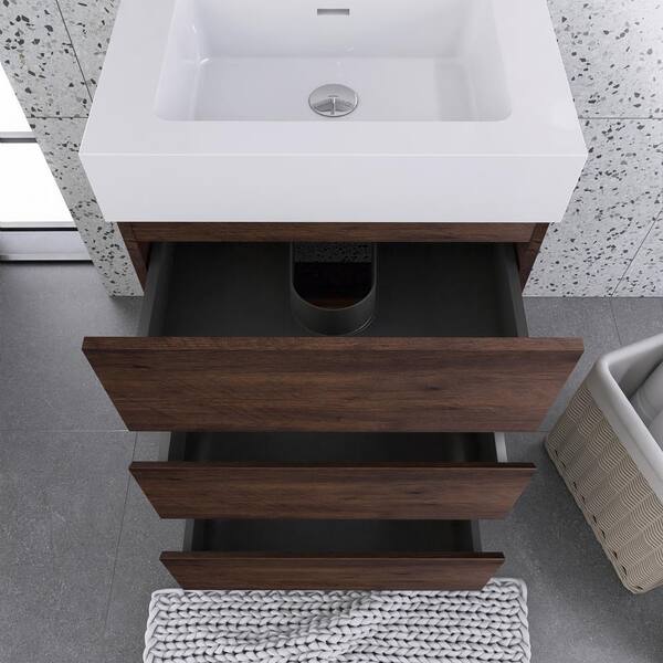 JimsMaison 24 in. W x 18 in. D x 37 in. H Single Sink Freestanding
