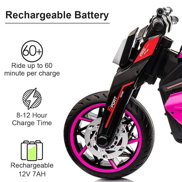 Tobbi 12V Kids Power Wheel Motorcycle Bike