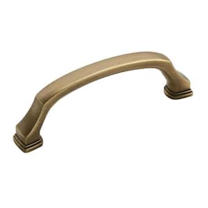 Revitalize 3-3/4 in. (96mm) Traditional Gilded Bronze Arch Cabinet Pull