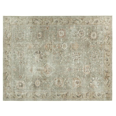 Home Decorators Collection Fog Sage 5 ft. 3 in. x 7 ft. Indoor Area Rug
