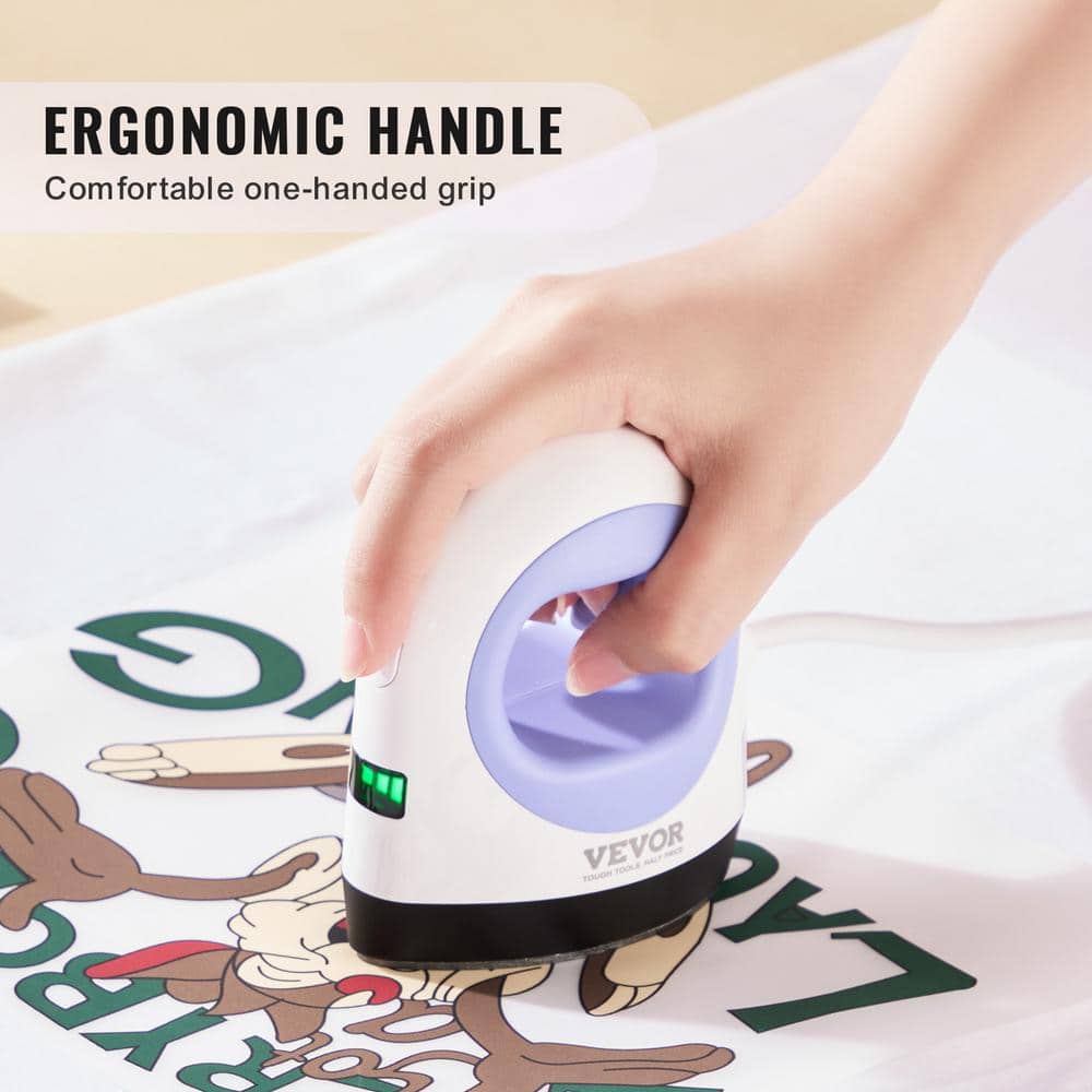 Compact Blue and White Aluminum Mini Heat Press Machine