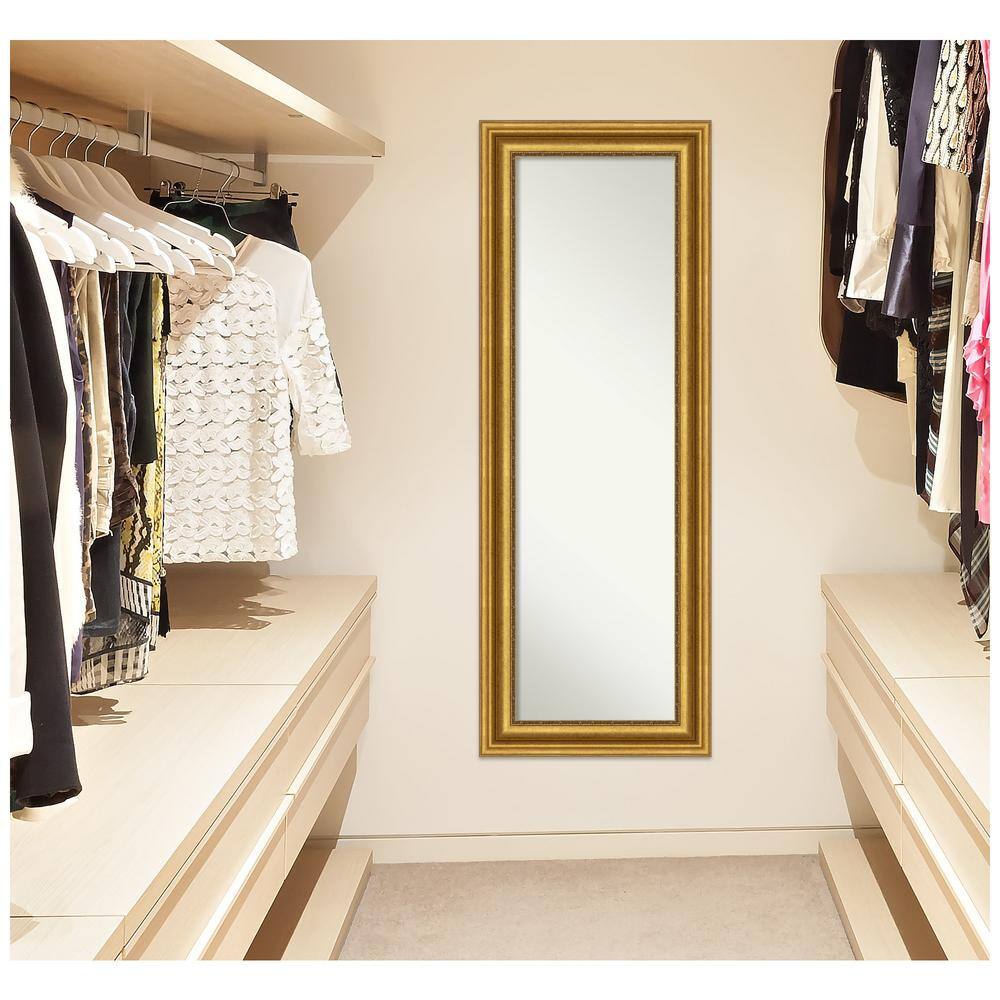 Parlor Gold Full-Length Rectangular Door Mirror