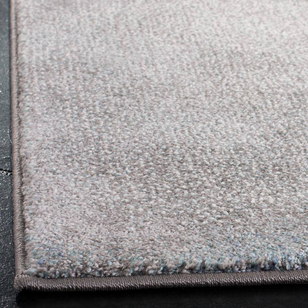 Celestial Charm Hand-Knotted Abstract Blue Synthetic 79" Rug
