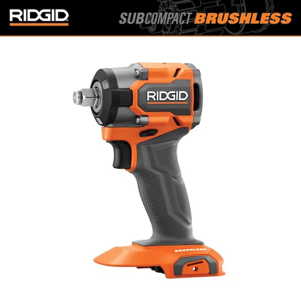 RIDGID 18V SubCompact Brushless Cordless 1/2 in. Impact Wrench (Tool Only)