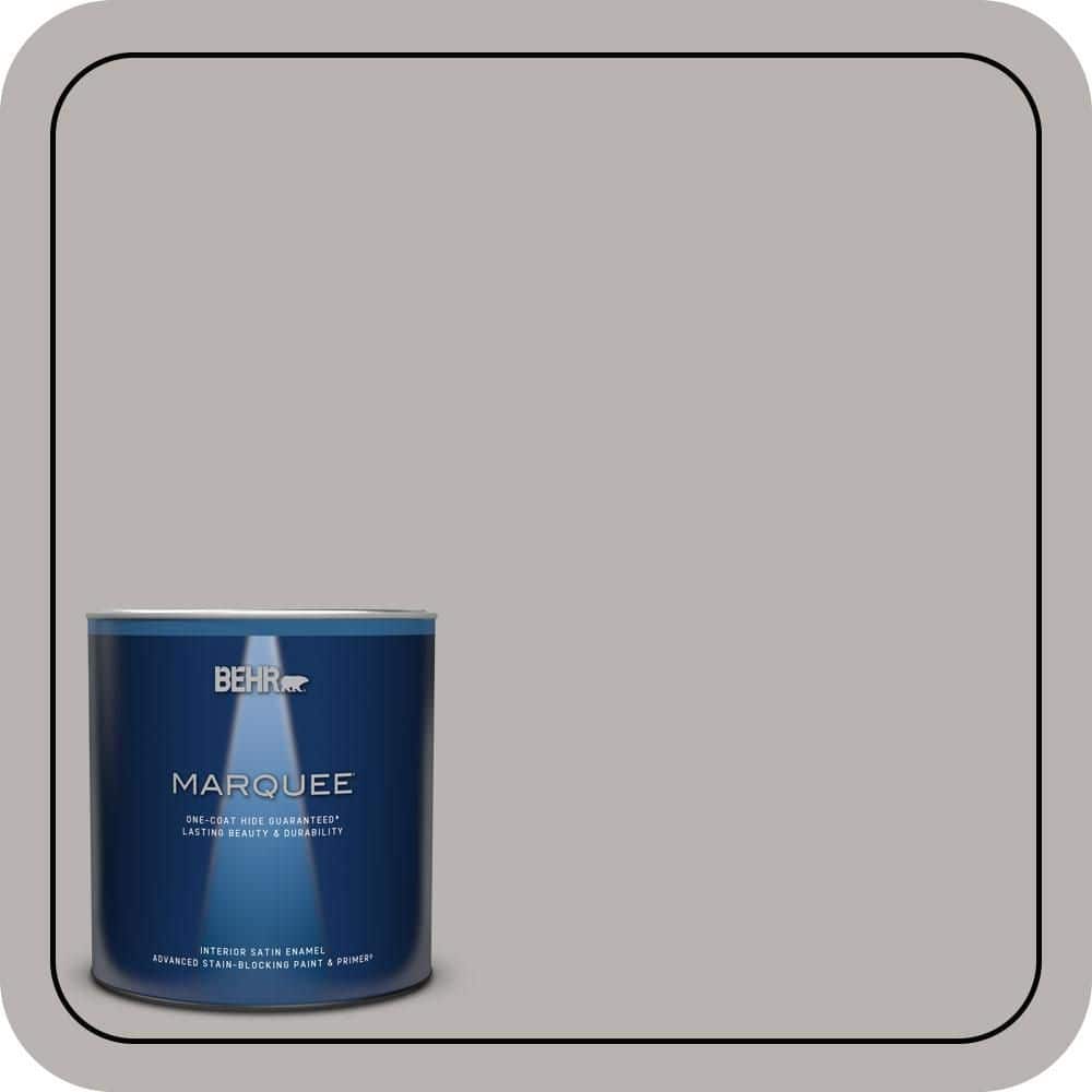 1 qt. #790E-3 Porpoise Satin Enamel Interior Paint & Primer product image for price tracking