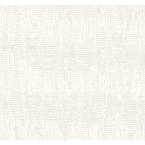 Amir White Embossed Wallpaper Sample