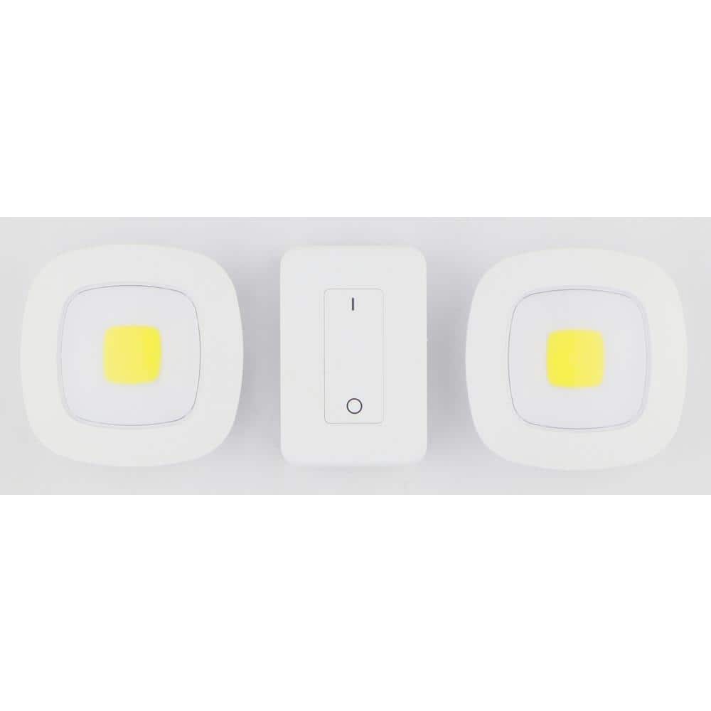 White Wireless LED Battery Powered Lighting System