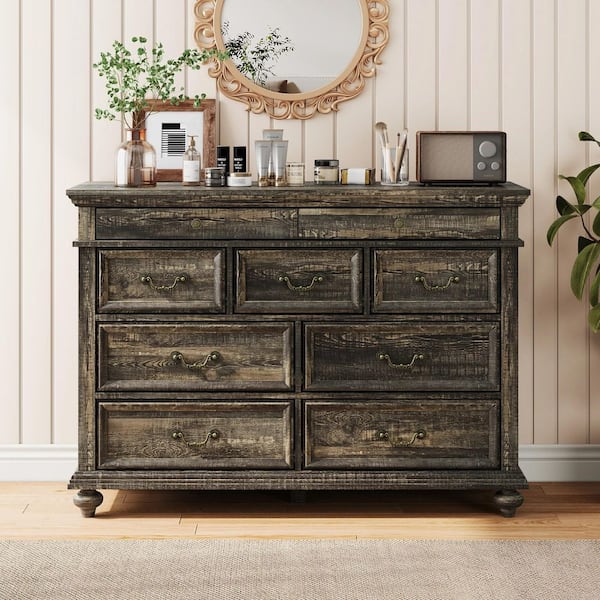 knee length dresses for ladies GrandView 5-Drawer Industrial Metal Dresser – Modern Industrial Furniture main image 0