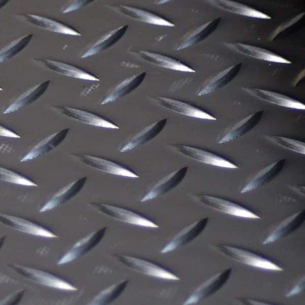 Self-adhesive Long-Life Silver Diamond Plate Sign Vinyl  24 inch x 20 Feet 
