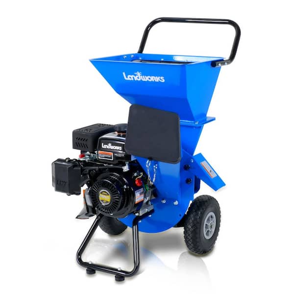 3 Inch Max Capacity 7HP Gas Powered Wood Chipper Shredder Mulcher Super Heavy Duty 3 in 1 Multi-Function