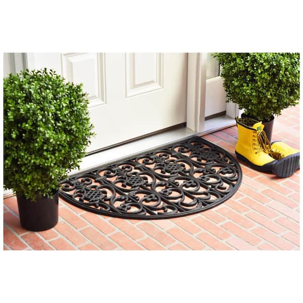 Pineapple Bay Rubber Door Mat 24 in. x 36 in.