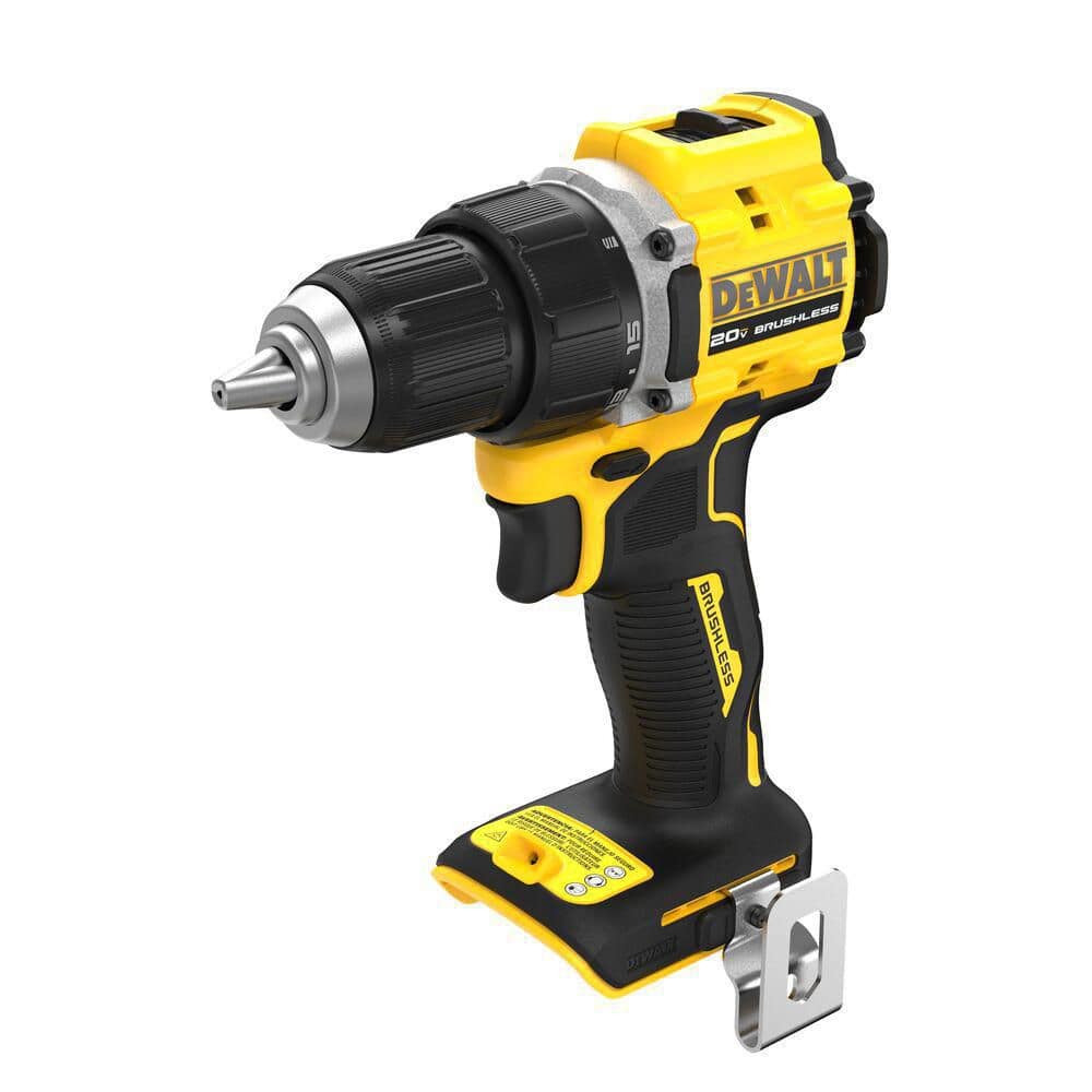 DEWALT ATOMIC 20V MAX Lithium-Ion Brushless Cordless 1/2 in. Drill Driver with POWERSTACK 1.7 Ah Battery Pack and Charger DCD794BWCBP034C
