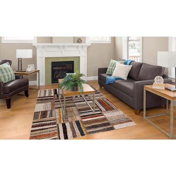 Diamond Urban Ivory 3 ft. x 5 ft. Area Rug