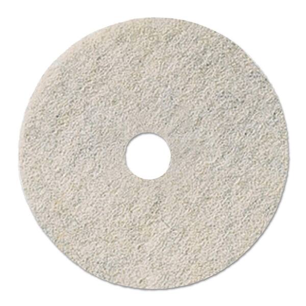 Boardwalk Natural White Burnishing Floor Pads, 21 in. Dia, (5-Carton)
