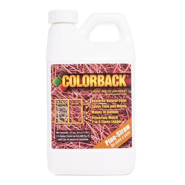 COLORBACK 1/2 Gal. Pine Straw Colorant Covering up to 6400 sq. ft.