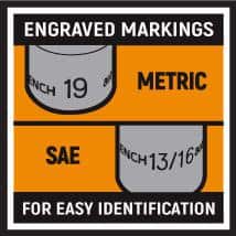 GEARWRENCH - 1/4 in. and 3/8 in. Drive 6-Point Standard and Deep, SAE and Metric Mechanics Tool Set (115-Piece)