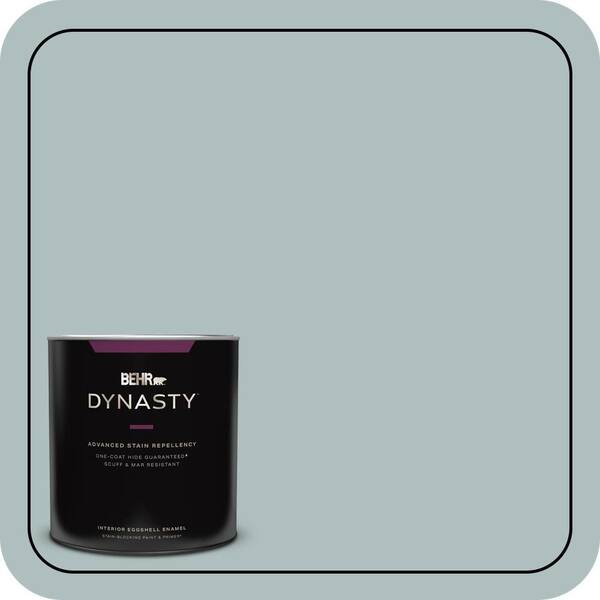 BEHR DYNASTY 1 qt. #N440-3 Greenwich Village One-Coat Hide Eggshell Enamel Interior Stain-Blocking Paint and Primer
