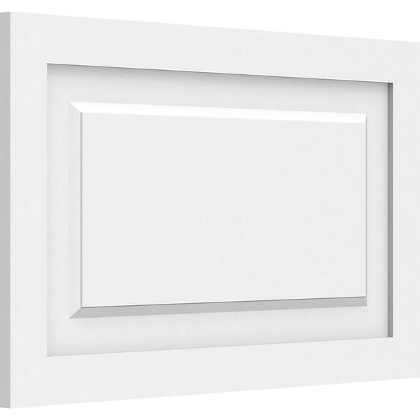Ekena Millwork 32"W x 18"H x 5/8"P Legacy Raised Panel Decorative Wall Panel
