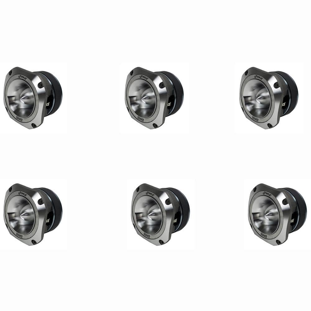 Pyle Pdbt31 1.5 inch 500W Heavy Duty Titanium Super Car Audio Tweeter (6 Pack)