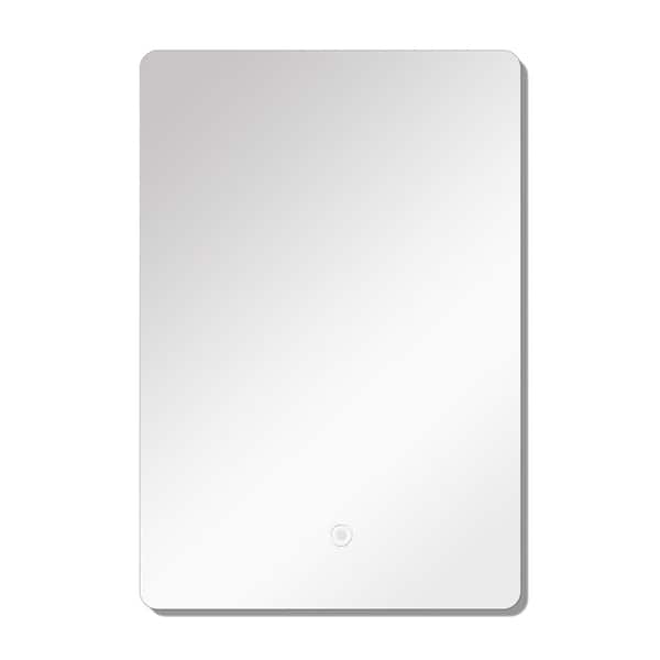 Transolid Skylar 23.62 in. x 31.5 in. Single Frameless LED Mirror