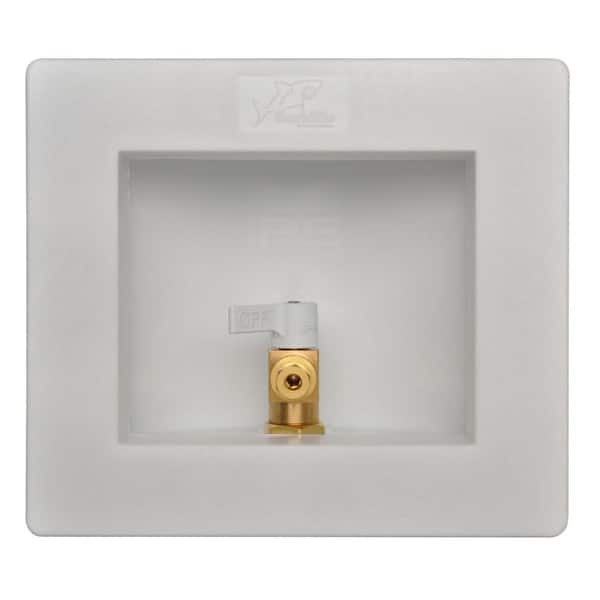 SharkBite 1/2 in. Push-to-Connect Brass Ice Maker Outlet Box