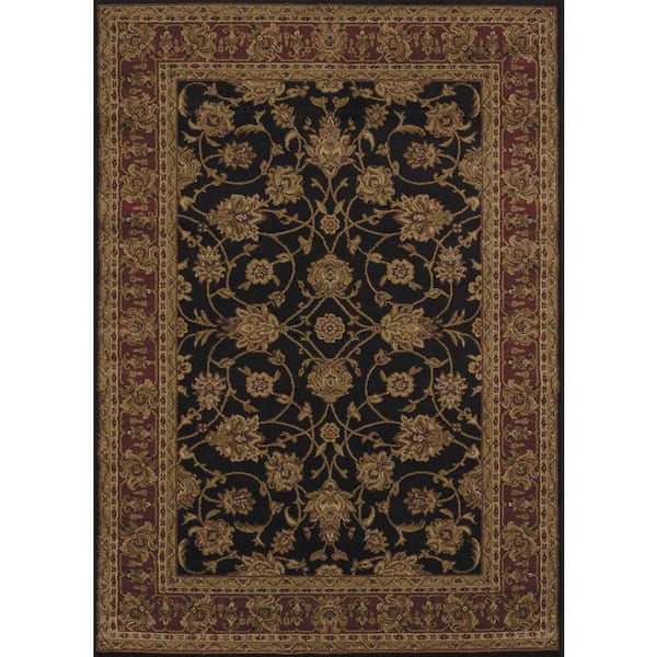 United Weavers Affinity Reza Black 1 ft. 11 in. x 7 ft. 4 in. Area Rug