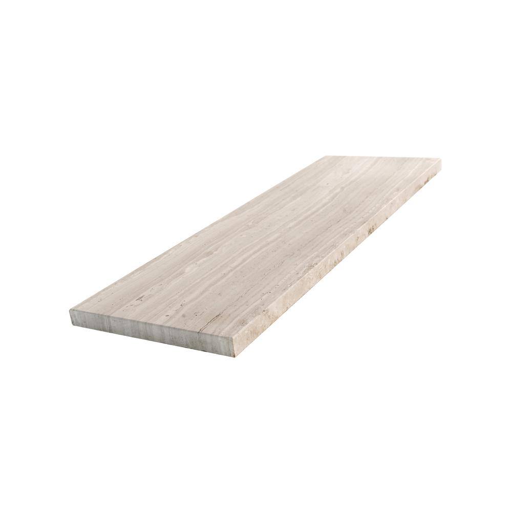 Wooden Beige 4" x 12" Honed Marble Subway Tile