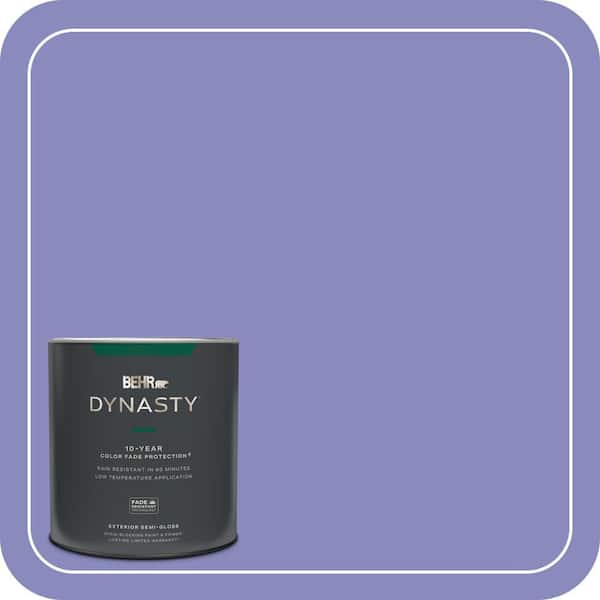 BEHR DYNASTY 1 qt. #620B-5 Pristine Petal Semi-Gloss Exterior Stain-Blocking Paint & Primer