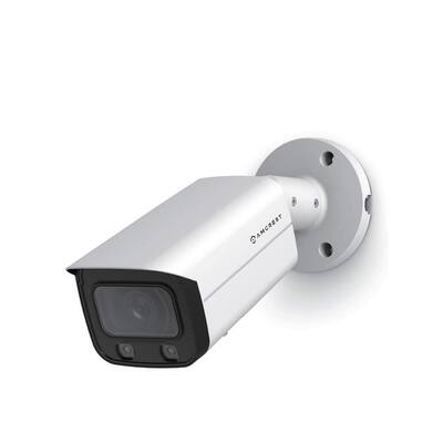 4MP UltraHD Wired PoE Bullet Security Camera with 66 ft. Full Night Color, 2-Way Audio, Cloud, 113° FOV, 2.8 mm Lens