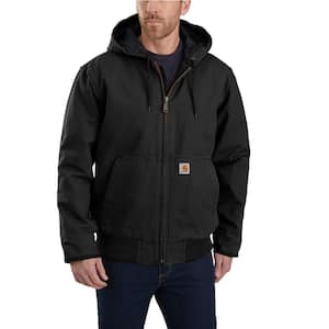 Carhartt Jackets: Boy's CP8545 BLK Black Cotton Canvas Lined Jacket